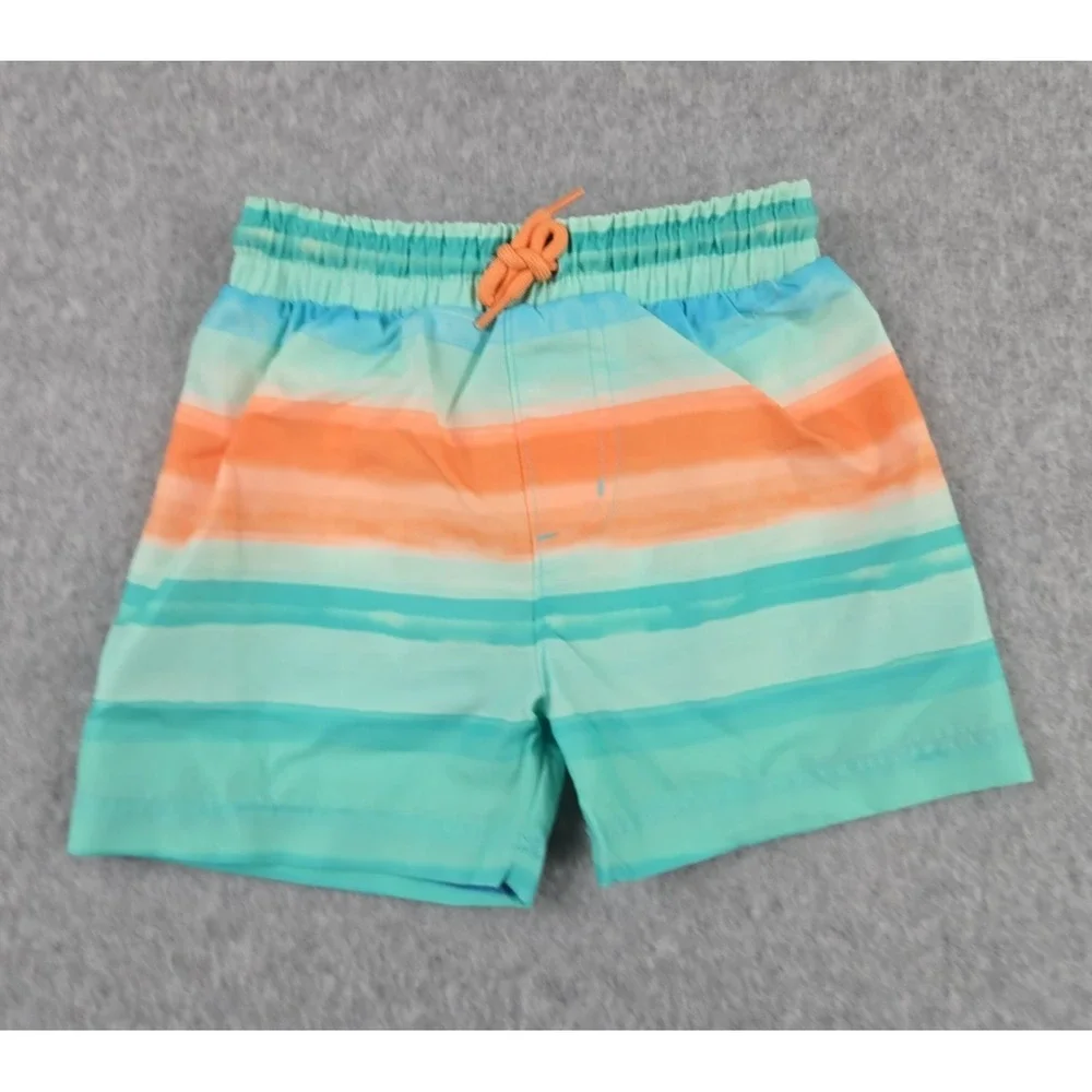 Jumping‎ Beans Shark Boys 2 pc Swim Set Size 12 Months Rash Guard Top Trunks NWT